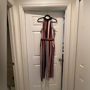 Venus striped jumpsuit. Size Large